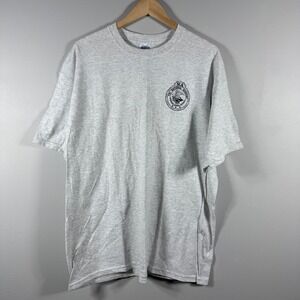 Gildan FBI National Academy T-Shirt Heather Gray Size XL